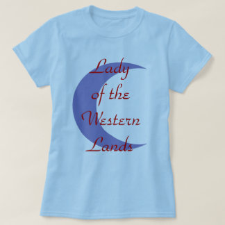 Dam av de westerna länderna t shirt