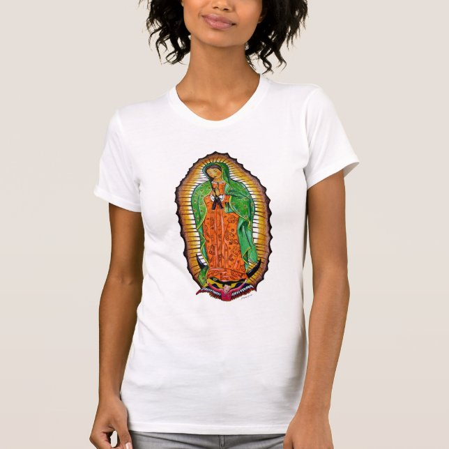 Dam av den Guadelupe T-tröja T Shirt (Framsida)