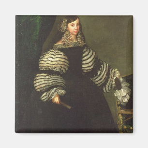 Dam av den Medinaceli familjen, c.1683 Magnet