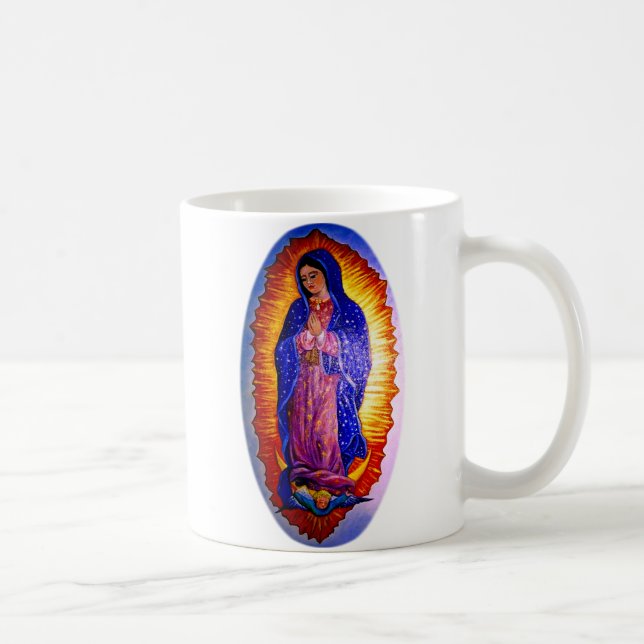 Dam av Guadalupe Kaffemugg (Höger)