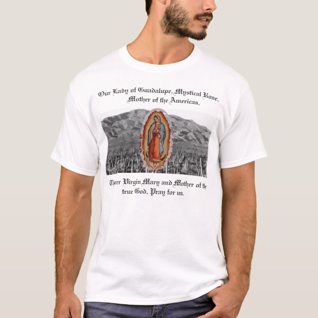 Dam av Guadalupe Sonoran Tee Shirt (Framsida)