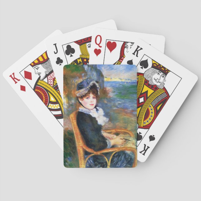 Dam (av Pierre-Auguste Renoir) Casinokort (Baksidan)