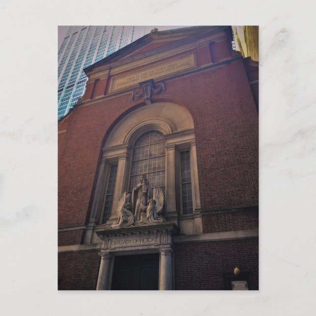 Dam av segern vykort (Framsida)