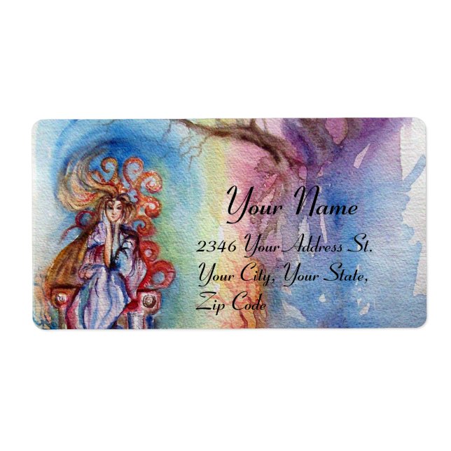 DAM AV SJÖN, magi och gåta Fraktsedel (Framsidan)