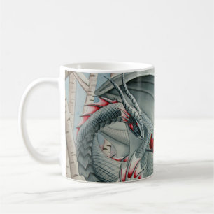 Dam av skogen kaffemugg