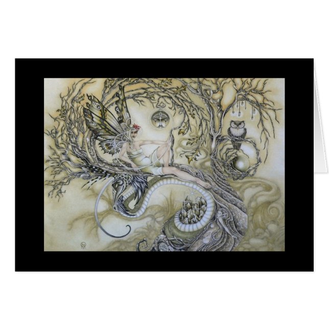 Dam av skogen OBS kort (Framsidan Horizontal)