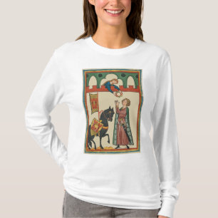 Dam Awarding Knight A Garland, 14:e århundradet T Shirt