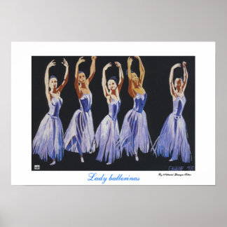 Dam ballerinas poster