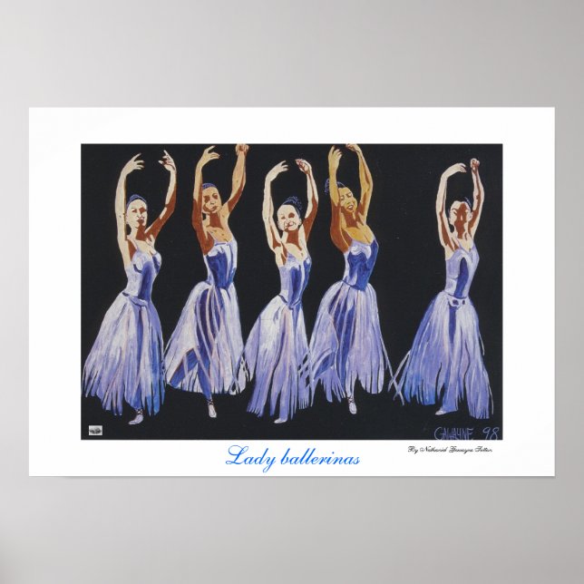 Dam ballerinas poster (Framsidan)