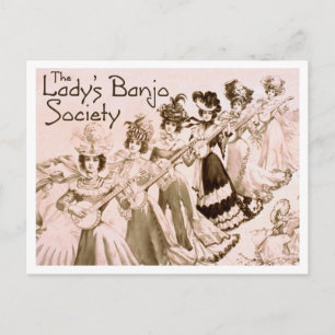 Dam Banjo Society Postcard Vykort