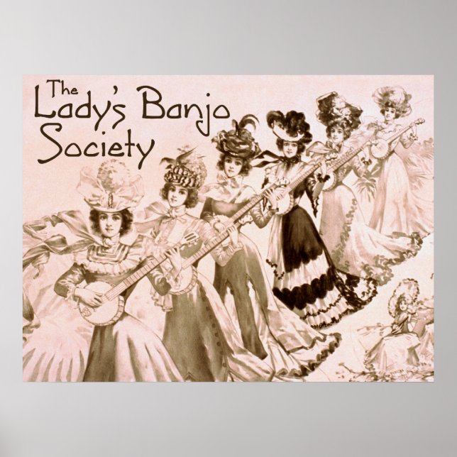 Dam Banjo Society Poster (Framsidan)