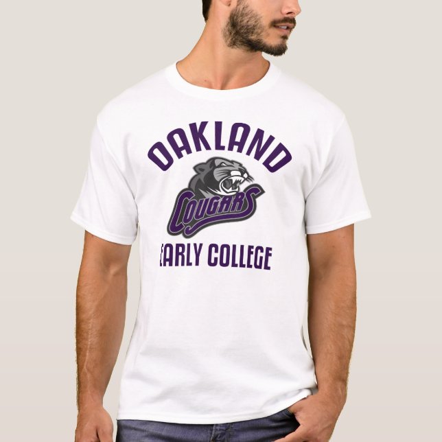 Dam bedrövade skjorta, OEC-logotyp Tee (Framsida)