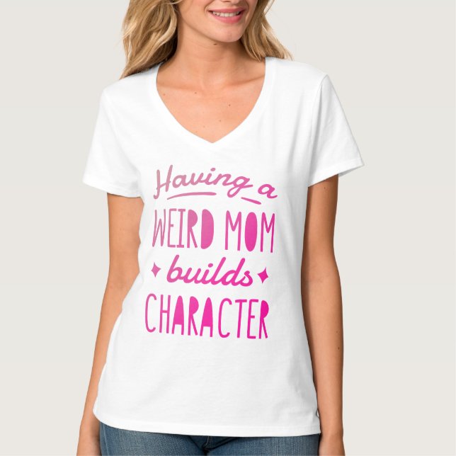 Dam Bella+Canvas Jersey V-ringad T-Shirt (Framsida)