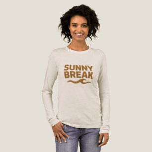 Dam-Bella+Canvas Tri-blend Långärmad Tröja, T Shirt
