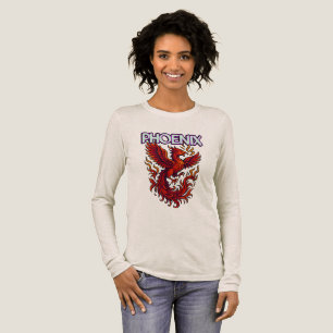 Dam-Bella+Canvas Tri-blend Långärmad Tröja, T Shirt