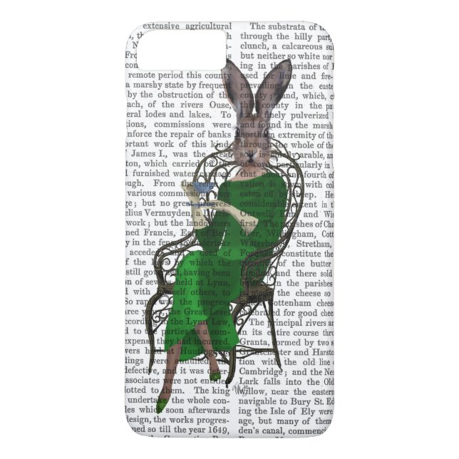 Dam Bella Rabbit Intag av Tea 2 Case-Mate iPhone Skal (Baksida)