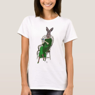 Dam Bella Rabbit Intag av Tea 4 T-shirt