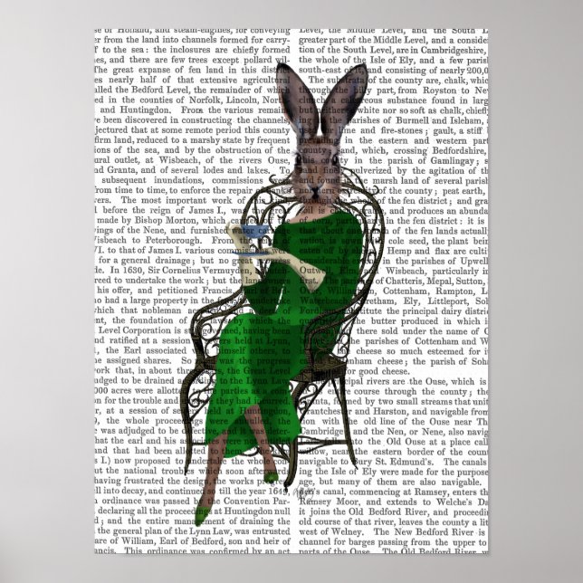 Dam Bella Rabbit Intag av Tea Poster (Framsidan)