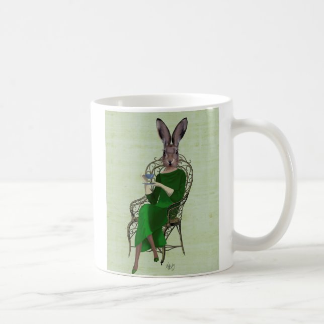 Dam Bella Rabbit som tar Tea 3 Kaffemugg (Höger)