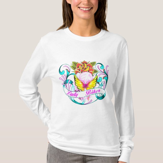 dam biker-1 tee shirt (Framsida)