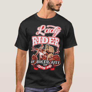 DAM BIKER MIN BIKER JUST KÄRLEK ME T SHIRT