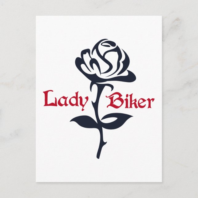 Dam Biker Vykort (Framsida)