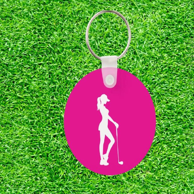 dam Birthday med en Swing Nyckelring (Swing with Style, Shine with Elegance!)
