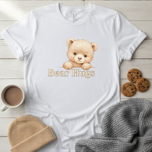 Dam- "Björn omfamningar" Söt teddybjörn kärlek T Shirt