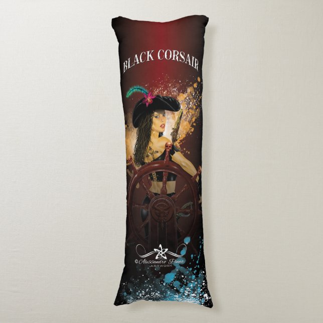 Dam Black Corsair Kroppskudde (Framsidan Vertikal)