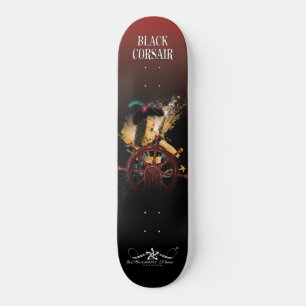 Dam Black Corsair Mini Skateboard Bräda 18,5 Cm