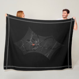 Dam Black Fleecefilt