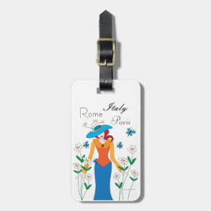 Dam Blue Luggage Tag Bagagebricka