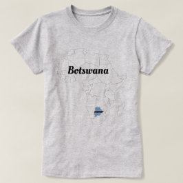 Dam Botswana, Afrika Pride T-Shirt