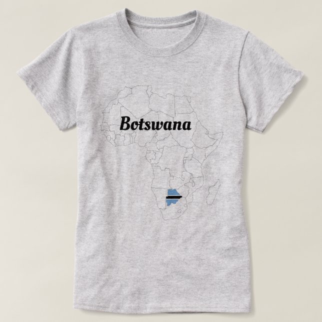 Dam Botswana, Afrika Pride T-Shirt (Design framsida)