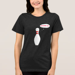 Dam Bowling-teamet Spare mig med Namn T Shirt