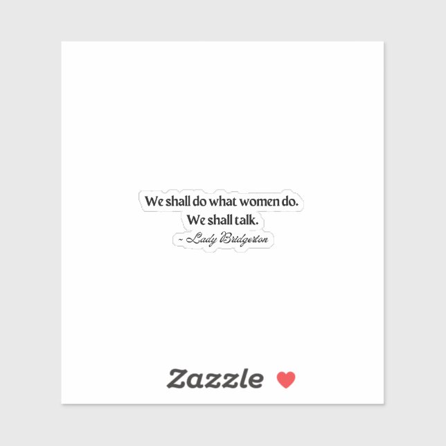 Dam Bridgerton Klistermärken (Ark)