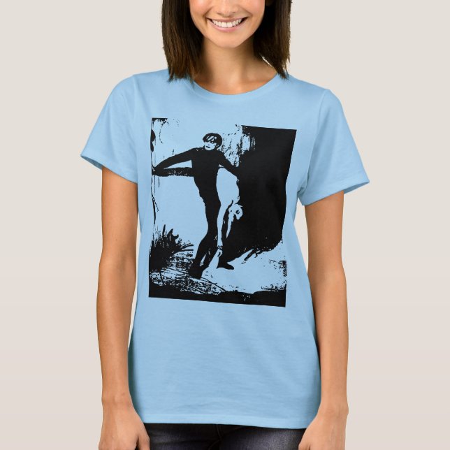 Dam Burnout T-Shirt (Passande) (Framsida)