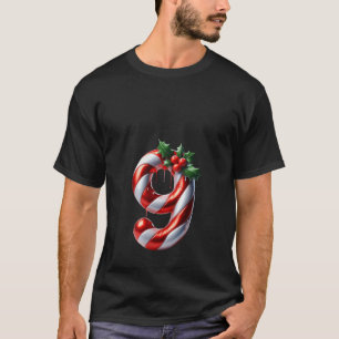 Dam Candy Cane G med Julbär Delight V Hals T Shirt