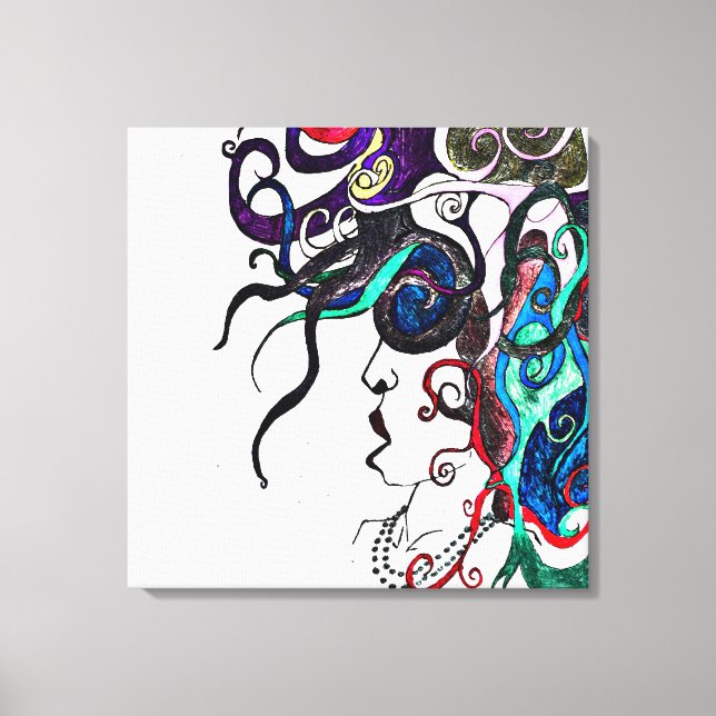 Dam Canvastryck (Framsida)