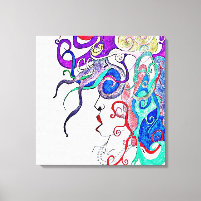 Dam Canvastryck (Framsida)