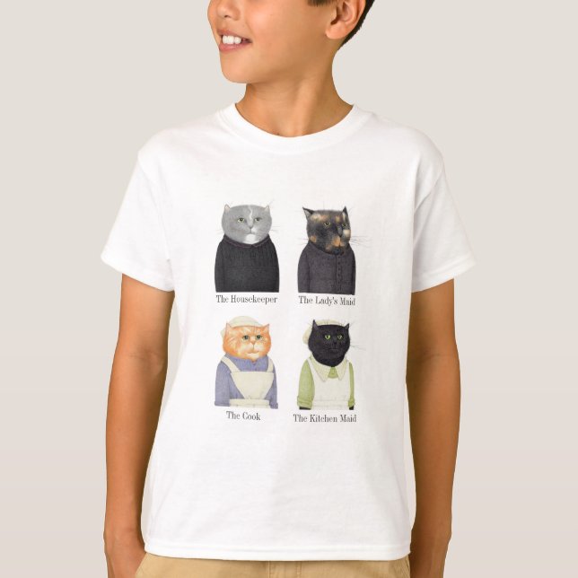 DAM CATS Boys' Basic T-Shirt (Framsida)