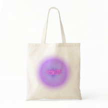 Dam CEO Lila Aura Glöd Estetisk Canvas