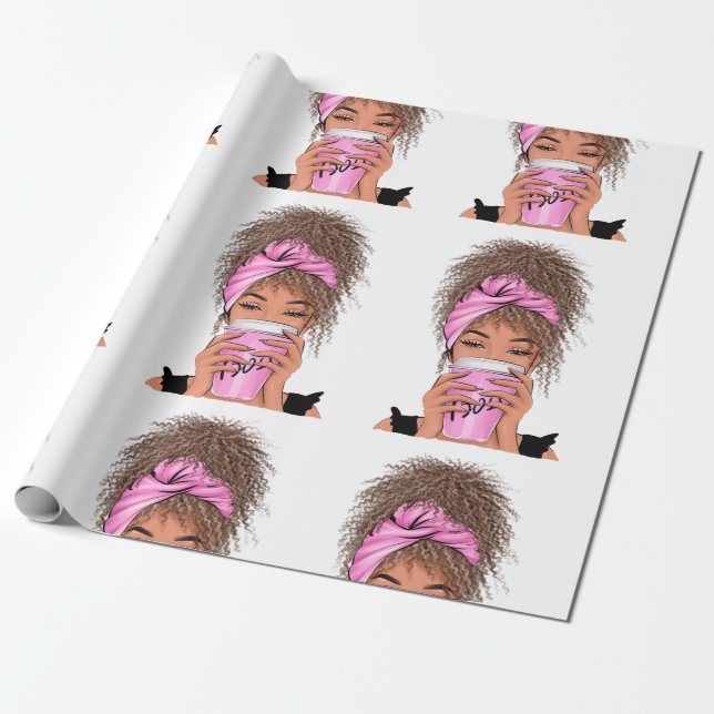 Dam Chef Life, Chef Babe Woman, Presentpapper (Utrullad)