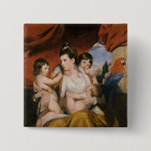 Dam Cockburn och henne tre äldsta Sons, 1773 Knapp