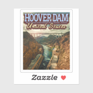 DAM - COLORADO RIVER - NEVADA - ARIZONA USA KLISTERMÄRKEN