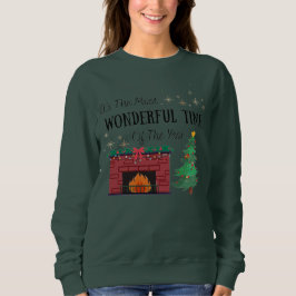 Dam Crewneck Mest Underbara Tid Av Året T Shirt