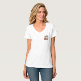 Dam Cute Celebrate Christmas Santa Smile Tee