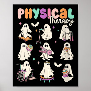 Dam Cute Spöke Fysioterapi Pt Fysisk Terapi Poster
