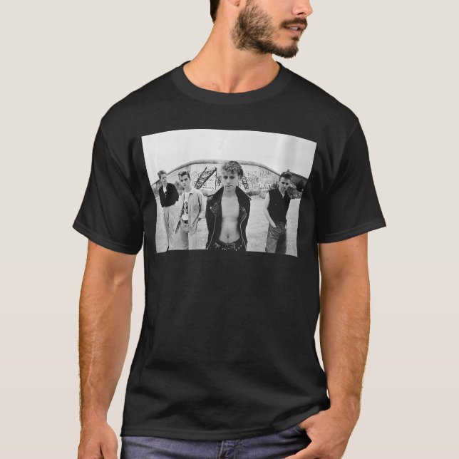 Dam Dave Gahan Electronic Band Depeche Modehe B T Shirt (Framsida)