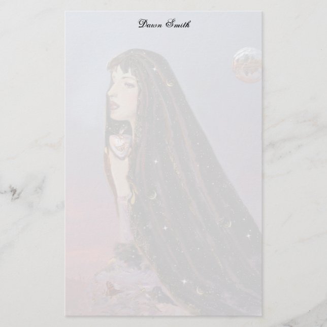 Dam Dawn Brev Papper! Brevpapper (Framsida)